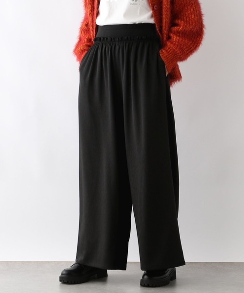 LEPSIM(レプシィム)の「ウエストリブギャザーワイドパンツ 151791(その他パンツ・レディース・ブラウン/ブラック・FREE)」の19枚目の写真