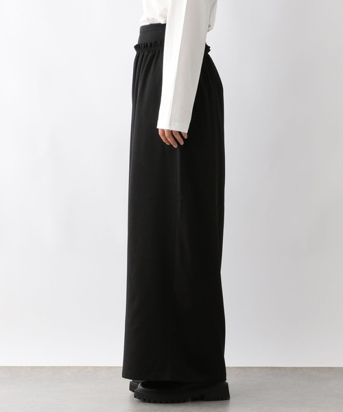 LEPSIM(レプシィム)の「ウエストリブギャザーワイドパンツ 151791(その他パンツ・レディース・ブラウン/ブラック・FREE)」の11枚目の写真