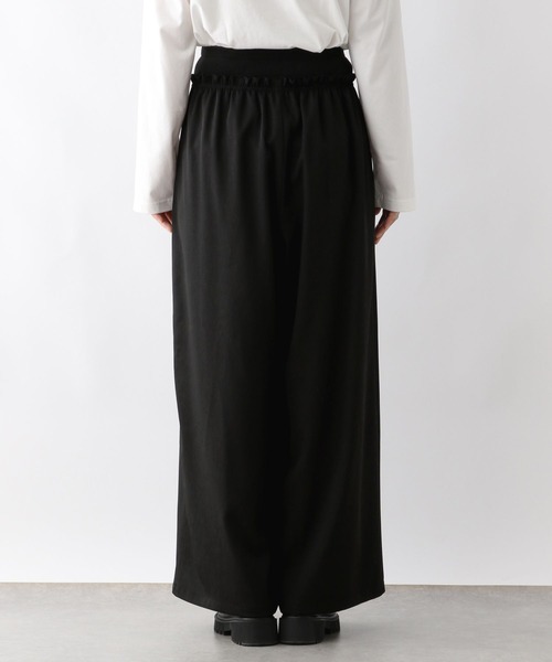 LEPSIM(レプシィム)の「ウエストリブギャザーワイドパンツ 151791(その他パンツ・レディース・ブラウン/ブラック・FREE)」の12枚目の写真