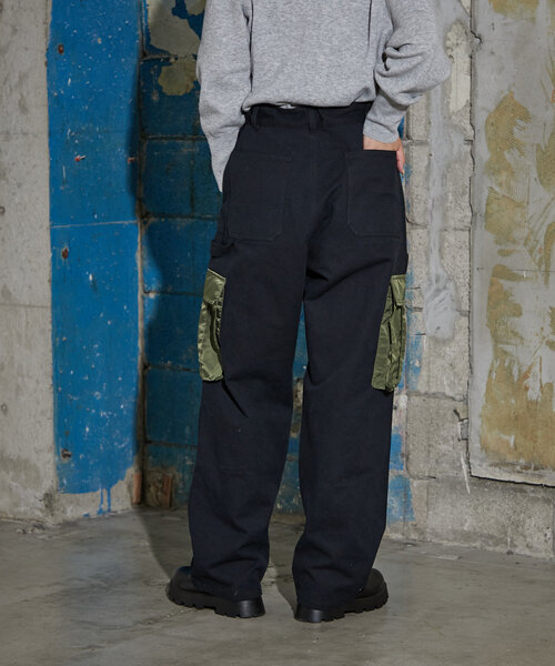 CIAOPANIC（チャオパニック）の「【mi-ry by CIAOPANIC】ダブルニーカーゴパンツ（その他パンツ・レディース・ブラック/オリーブ・MEDIUM/LARGE）」の8枚目の写真