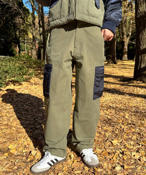 CIAOPANIC（チャオパニック）の「【mi-ry by CIAOPANIC】ダブルニーカーゴパンツ（その他パンツ・レディース・ブラック/オリーブ・MEDIUM/LARGE）」の13枚目の写真