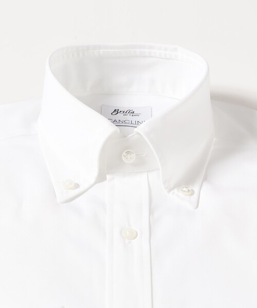 BRILLA per il gusto（ブリッラペルイルグースト）の「コットン ボタンダウンシャツ（シャツ/ブラウス・メンズ・ホワイト・17/16/14.5/15.5/15 /15.75/16.5）」の3枚目の写真