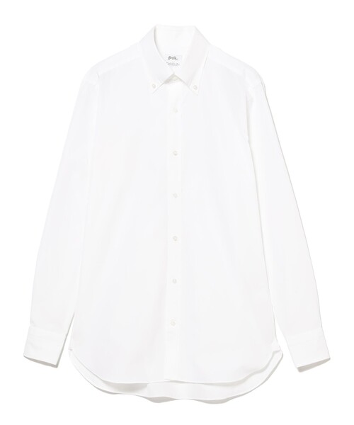 BRILLA per il gusto（ブリッラペルイルグースト）の「コットン ボタンダウンシャツ（シャツ/ブラウス・メンズ・ホワイト・17/16/14.5/15.5/15 /15.75/16.5）」の4枚目の写真