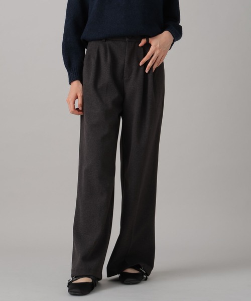 FOREVER 21（フォーエバー トゥエンティーワン）の「【2024FW】微起毛タックダブルスラックス（スラックス・レディース・チャコールグレー/ブラウン・SMALL/MEDIUM）」の6枚目の写真