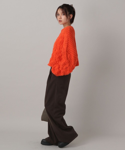 FOREVER 21（フォーエバー トゥエンティーワン）の「【2024FW】微起毛タックダブルスラックス（スラックス・レディース・チャコールグレー/ブラウン・SMALL/MEDIUM）」の12枚目の写真