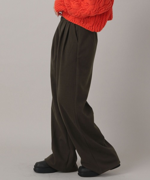 FOREVER 21（フォーエバー トゥエンティーワン）の「【2024FW】微起毛タックダブルスラックス（スラックス・レディース・チャコールグレー/ブラウン・SMALL/MEDIUM）」の14枚目の写真