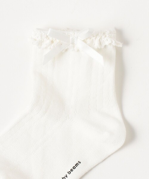 B:MING by BEAMS（ビーミングバイビームス）の「【セレモニー・フォーマル】レース ソックス（16～21cm）（ソックス/靴下・キッズ・ネイビー/ホワイト・M(16-18㎝)/L(19-21㎝)）」の6枚目の写真