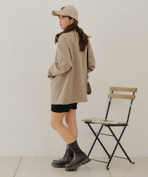 continuer de NICE CLAUP(コンティニューデナイスクラップ)の「【@may_81o企画】ニットショートパンツ(その他パンツ・レディース・ブラウン/ブラック・FREE)」の9枚目の写真