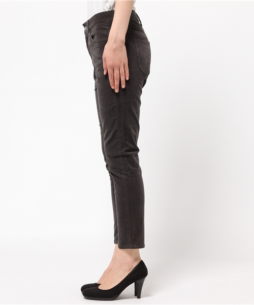 OUTLET（アウトレット）の「【DouDou】ストレッチコール天スキニーPT（その他パンツ・レディース・チャコールグレー・38/36）」の3枚目の写真
