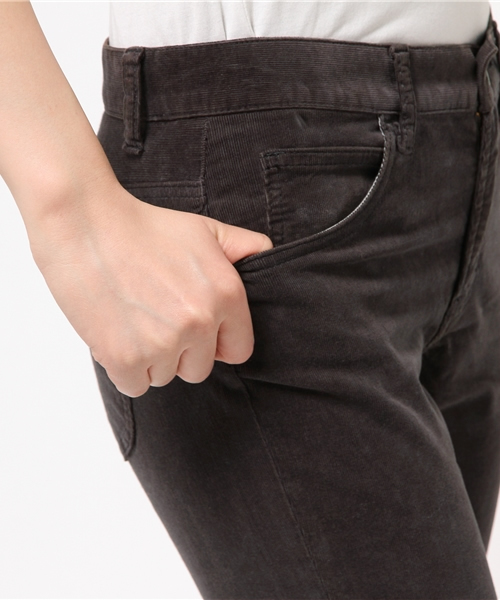 OUTLET（アウトレット）の「【DouDou】ストレッチコール天スキニーPT（その他パンツ・レディース・チャコールグレー・38/36）」の7枚目の写真