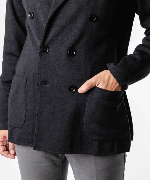 LARDINI KNIT JACKET ラルディーニ ニット テーラードジャケット