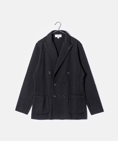 LARDINI（ラルディーニ）の「LARDINI KNIT JACKET ラルディーニ ニット テーラードジャケット（テーラードジャケット・メンズ・ブラック/グレー/ネイビー・SMALL/MEDIUM）」の12枚目の写真