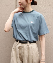 DANTON/ダントン ラウンドカラープルオーバーシャツ ショートスリーブ