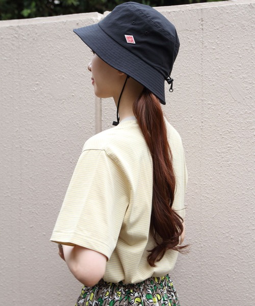 DANTON（ダントン）の「DANTON/ダントン　インナーTEEシャツ　ボーダー　T/C INNER TEE BORDER　DT-C0195 CVT（Tシャツ/カットソー・レディース・ネイビー/レッド/ベージュ/グリーン/イエロー・M）」の12枚目の写真