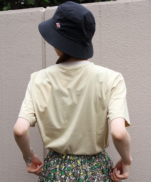 DANTON（ダントン）の「DANTON/ダントン　インナーTEEシャツ　ボーダー　T/C INNER TEE BORDER　DT-C0195 CVT（Tシャツ/カットソー・レディース・ネイビー/レッド/ベージュ/グリーン/イエロー・M）」の13枚目の写真