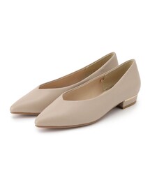 OPAQUE.CLIP | 【抗菌防臭加工】Vカットフラットポインテッドパンプス(その他シューズ)