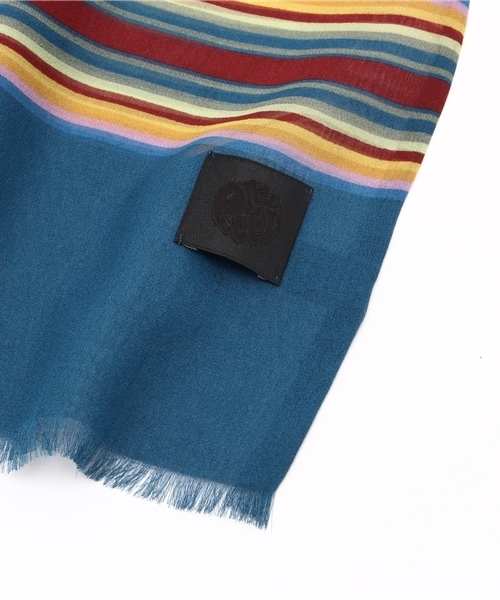 Pretty green ペイズリーストール 青 未使用】プリティー