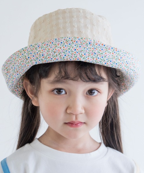 RAGMART(ラグマート)の「リボンハット(ハット・キッズ・ベージュ/オフホワイト・54cm/52cm/50cm/48cm)」の2枚目の写真
