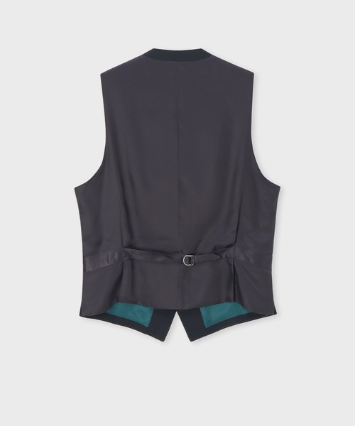 Paul Smith(ポールスミス)の「ジオメトリックパターン 6ボタンベスト / 153006 790N(スーツベスト・メンズ・ネイビー/ダークグレー・MEDIUM/LARGE/X-LARGE)」の8枚目の写真