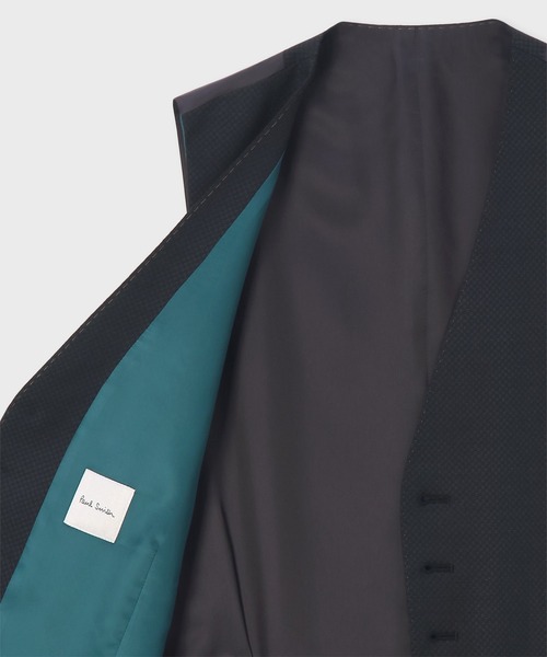 Paul Smith(ポールスミス)の「ジオメトリックパターン 6ボタンベスト / 153006 790N(スーツベスト・メンズ・ネイビー/ダークグレー・MEDIUM/LARGE/X-LARGE)」の6枚目の写真