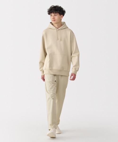 無印良品（ムジルシリョウヒン）の「紳士　スウェットプルパーカ（スウェット・メンズ・グレー/ブラック/ブルー系・S/M/L/XL）」の4枚目の写真