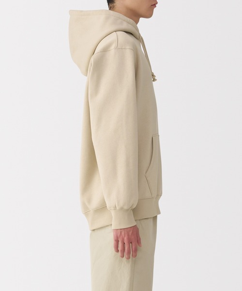 無印良品（ムジルシリョウヒン）の「紳士　スウェットプルパーカ（スウェット・メンズ・グレー/ブラック/ブルー系・S/M/L/XL）」の5枚目の写真