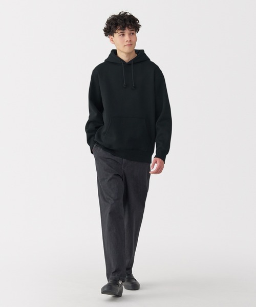 無印良品（ムジルシリョウヒン）の「紳士　スウェットプルパーカ（スウェット・メンズ・グレー/ブラック/ブルー系・S/M/L/XL）」の11枚目の写真