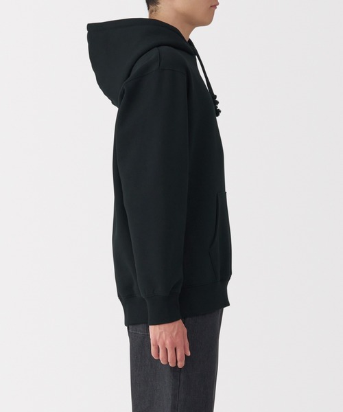 無印良品（ムジルシリョウヒン）の「紳士　スウェットプルパーカ（スウェット・メンズ・グレー/ブラック/ブルー系・S/M/L/XL）」の12枚目の写真