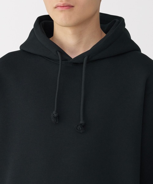 無印良品（ムジルシリョウヒン）の「紳士　スウェットプルパーカ（スウェット・メンズ・グレー/ブラック/ブルー系・S/M/L/XL）」の14枚目の写真