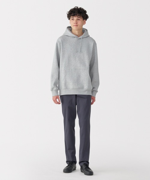 無印良品（ムジルシリョウヒン）の「紳士　スウェットプルパーカ（スウェット・メンズ・グレー/ブラック/ブルー系・S/M/L/XL）」の18枚目の写真