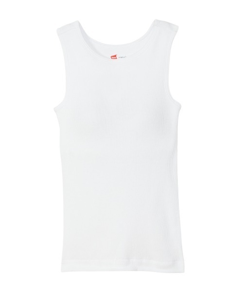 HANES(ヘインズ)の「【HANES/ヘインズ】BRA AMERICAN SLEEVE(タンクトップ・レディース・ヘザーグレー/ホワイト/ブラック・F)」の1枚目の写真