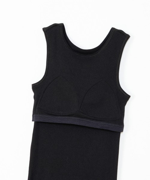 HANES(ヘインズ)の「【HANES/ヘインズ】BRA AMERICAN SLEEVE(タンクトップ・レディース・ヘザーグレー/ホワイト/ブラック・F)」の8枚目の写真