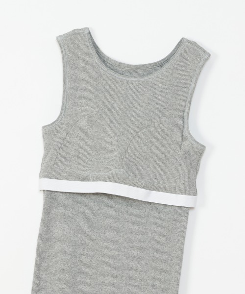 HANES(ヘインズ)の「【HANES/ヘインズ】BRA AMERICAN SLEEVE(タンクトップ・レディース・ヘザーグレー/ホワイト/ブラック・F)」の9枚目の写真