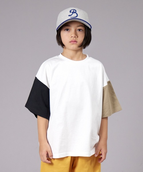 PAIRMANON STREET（ペアマノンストリート）の「【PAIRMANON STREET】無地 シンプル クレイジー 半袖 Tシャツ（Tシャツ/カットソー・キッズ・ベージュ系その他/ピンク/カーキ/ベージュ/イエロー/ホワイト系その他/ホワイト/ブラック/パープル/ブラック系その他・130/140/150/100/120/160/90/110）」の22枚目の写真