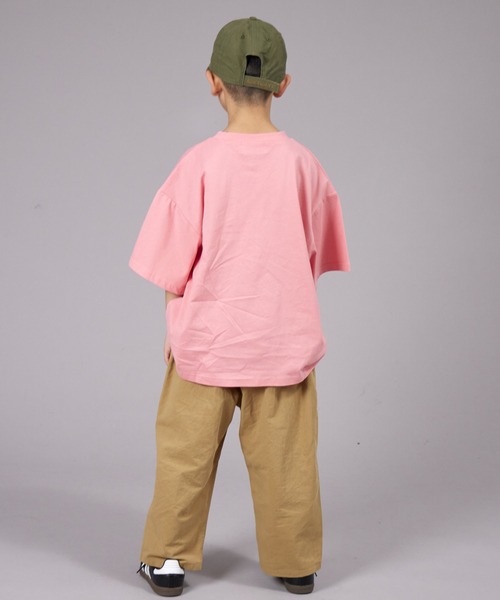 PAIRMANON STREET（ペアマノンストリート）の「【PAIRMANON STREET】無地 シンプル クレイジー 半袖 Tシャツ（Tシャツ/カットソー・キッズ・ベージュ系その他/ピンク/カーキ/ベージュ/イエロー/ホワイト系その他/ホワイト/ブラック/パープル/ブラック系その他・130/140/150/100/120/160/90/110）」の12枚目の写真