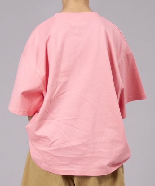 PAIRMANON STREET（ペアマノンストリート）の「【PAIRMANON STREET】無地 シンプル クレイジー 半袖 Tシャツ（Tシャツ/カットソー・キッズ・ベージュ系その他/ピンク/カーキ/ベージュ/イエロー/ホワイト系その他/ホワイト/ブラック/パープル/ブラック系その他・130/140/150/100/120/160/90/110）」の15枚目の写真