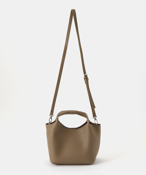 B.C STOCK（ベーセーストック）の「スクエアハンドBAG（ショルダーバッグ・レディース・アイボリー/ネイビー/レッド/ベージュ・FREE）」の19枚目の写真