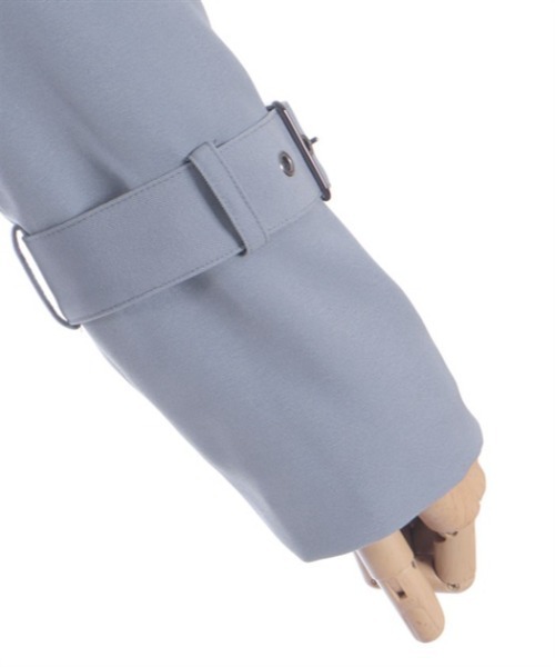 axes femme POETIQUE（アクシーズファムポエティック）の「ボンテージデザインジャケット（テーラードジャケット・レディース・ブラック/グレー・MEDIUM）」の14枚目の写真