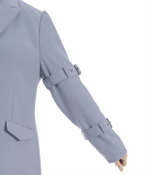 axes femme POETIQUE（アクシーズファムポエティック）の「ボンテージデザインジャケット（テーラードジャケット・レディース・ブラック/グレー・MEDIUM）」の13枚目の写真