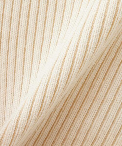 INGNI（イング）の「チュールフリルドッキングニット（ニット/セーター・レディース・アイボリー/ブラック/グレー・M）」の7枚目の写真