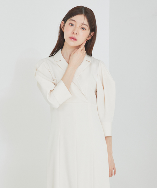 美的掲載】テーラードカラーマーメイドワンピース オケージョン