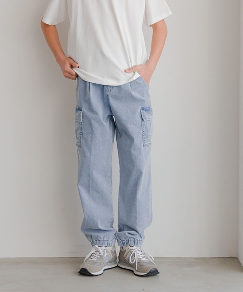 GLOBAL WORK(グローバルワーク)の「スゴラクCOOLカーゴパンツ/147336(カーゴパンツ・キッズ・ブルー/ブラック・130cm/140cm/150cm/160cm/170cm)」の19枚目の写真