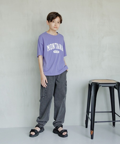 GLOBAL WORK(グローバルワーク)の「スゴラクCOOLカーゴパンツ/147336(カーゴパンツ・キッズ・ブルー/ブラック・130cm/140cm/150cm/160cm/170cm)」の4枚目の写真