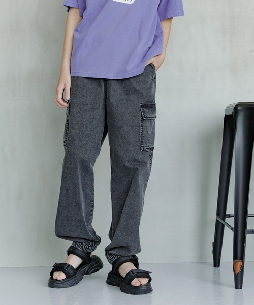 GLOBAL WORK(グローバルワーク)の「スゴラクCOOLカーゴパンツ/147336(カーゴパンツ・キッズ・ブルー/ブラック・130cm/140cm/150cm/160cm/170cm)」の8枚目の写真