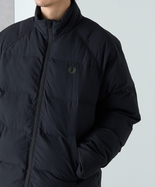 ジャケット・アウター Fred Perry FRED PERRY】RAGLAN SLEEVE PADDED JACKET ラグランスリーブ中綿