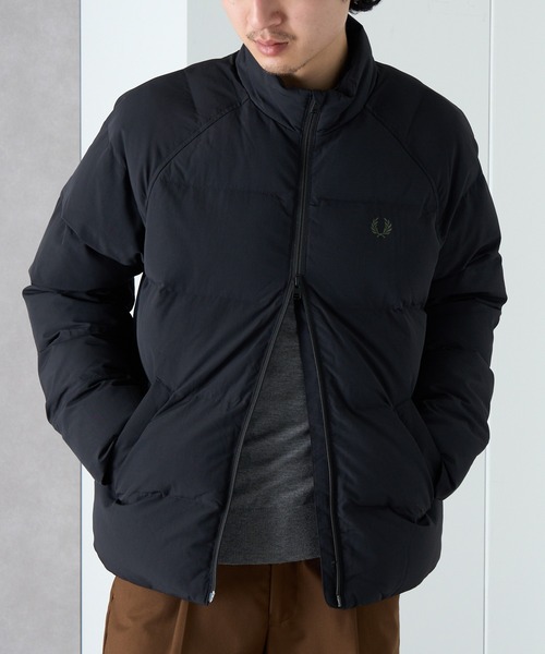 FRED PERRY】RAGLAN SLEEVE PADDED JACKET ラグランスリーブ中綿