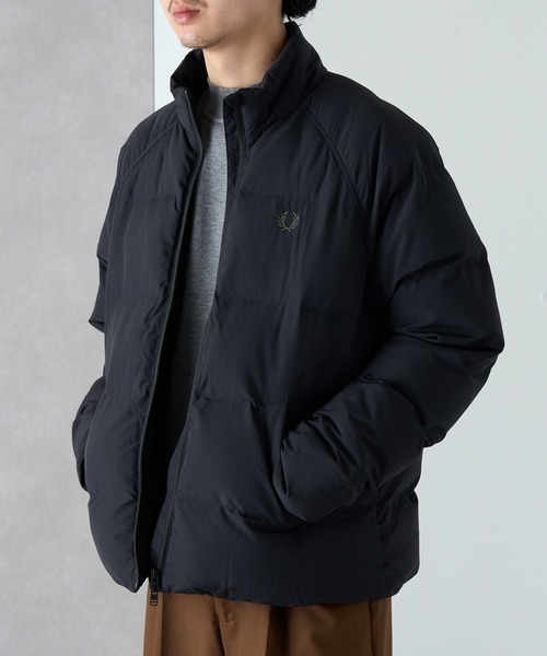 FRED PERRY】RAGLAN SLEEVE PADDED JACKET ラグランスリーブ中綿