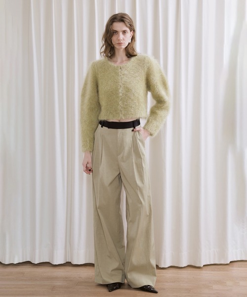 ADAM ET ROPE'（アダムエロペ）の「【EMOELLE】バイカラーベルトドレス