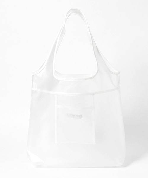 AMERICAN RAG CIE（アメリカンラグシー）の「【AMERICAN RAG CIE】リピートロゴPVCトート（トートバッグ・レディース・ブラック/ホワイト・FREE）」の6枚目の写真