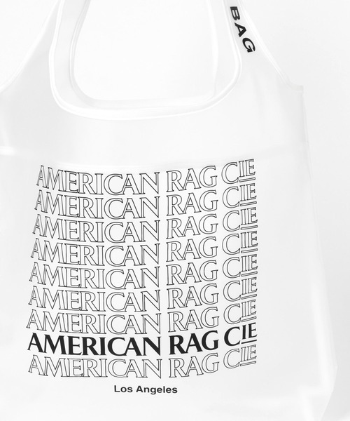 AMERICAN RAG CIE（アメリカンラグシー）の「【AMERICAN RAG CIE】リピートロゴPVCトート（トートバッグ・レディース・ブラック/ホワイト・FREE）」の7枚目の写真